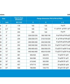 Thông số kích thước van cổng tín hiệu AUTA